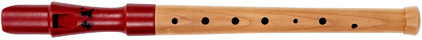 Chimeo Alt-Style Eight Holes Half-wooded Wooden Flute Students Class Beginners Adult Play