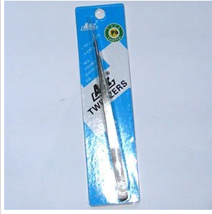 ABC anti-magnetic precision tweezers AB-11 full-length 14CM plus hard high-quality tweezers lead-free environmental protection