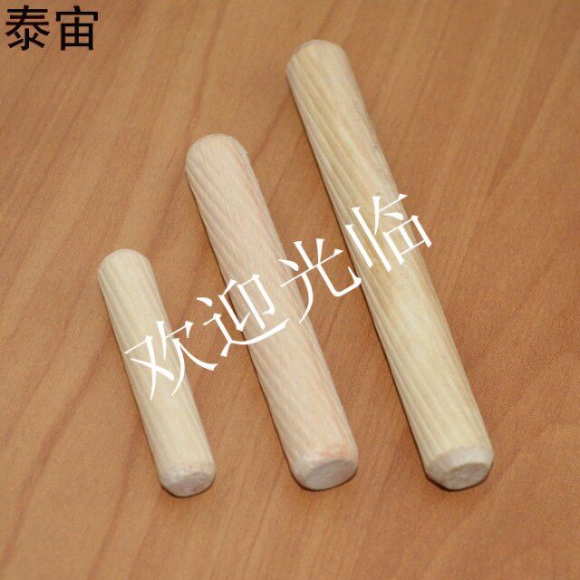 M8 * 20 Hormuwood Wooden Shaw Wooden Bolt wood plug wooden plug M6 Counter desk integral cupboard connecting piece accessories