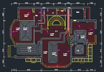 地暖设计图  地暖施工图3元 平 地暖施工 地暖安装 康适地暖