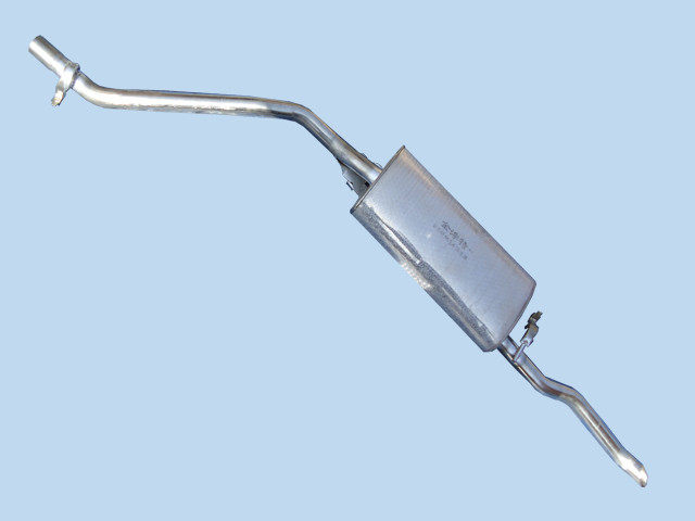 Double layer thickened Chery Fengyun Single point rear section Full stainless steel silencer silencers flag cloud exhaust pipe