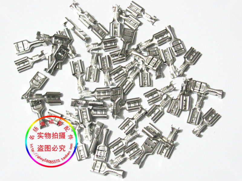 Electric vehicle 12AH battery clip copper terminal thickened pure copper galvanized high temperature not oxidized single price