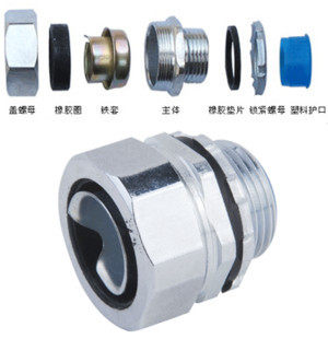 PJ external threaded end-connected box joint metal soft pipe M32 M32 G1 M51 G2