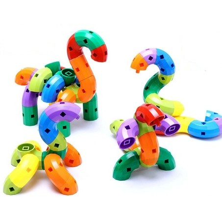 Building Blocks Plastic Splice Assembled Building Blocks Toy Building Blocks Kindergarten Baby Educational Toys 3 Years Old