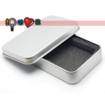 CLOSED SMALL IRON CASE METAL PACKAGING BOX GIFT BOX KEY BUCKLE PACKAGING BOX (LARGE AMOUNT PRINTABLE)