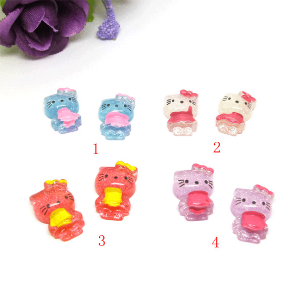 美甲用品 工具  美甲小饰品 Kitty猫 KT猫 手机本贴饰品