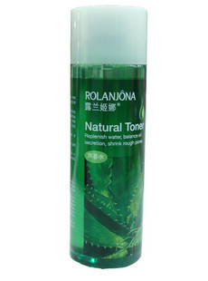正品露兰姬娜芦荟水215ml 淡印收缩毛孔 保湿控油爽肤水 泡膜水