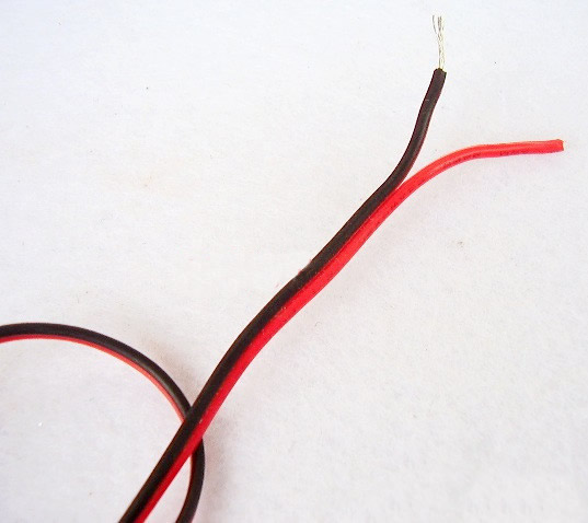 UL certification 2468 22-26AWG red and black parallel double parallel wire electronic production cable Power cord