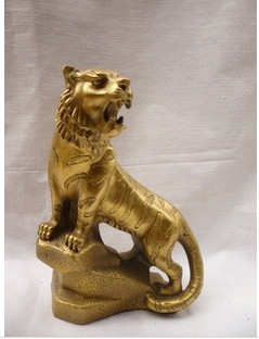 Spot special home Feng Shui mascot pure copper tiger Copper tiger ornaments Tiger Tiger Shengwei