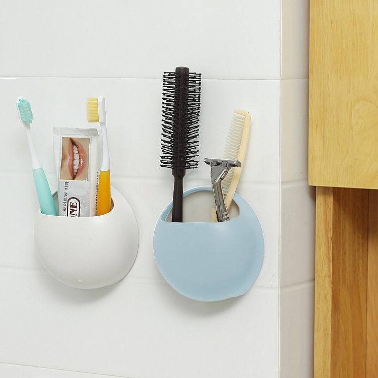 Natkawa Sucker Toothbrush Holder Creative Couple Toothbrush Hung Shave Shave Tool Holder Tooth Tool Holder Toothpaste Rack Multipurpose Shelf