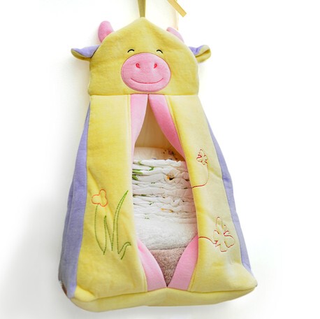 Baby French Cute Diaper Hanging Storage Bag High-End Soft Velvet Export Plush Toy Doll Baby French Cute Diaper Hanging Storage Bag High-End Soft Velvet Export Plush Toy Doll