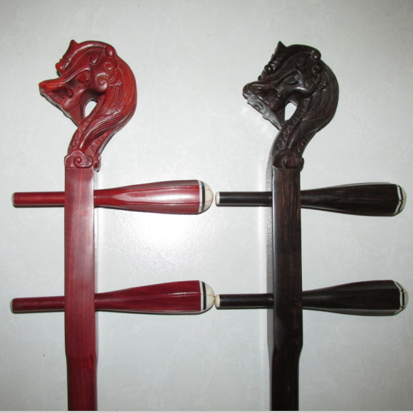 Refined Ebony Gaohu Rod Red Sandalwood Ruilong Gaohu Qin Rod Half-Dragon Erhu Rod Faucet Gaohu Rod with Piano Shaft