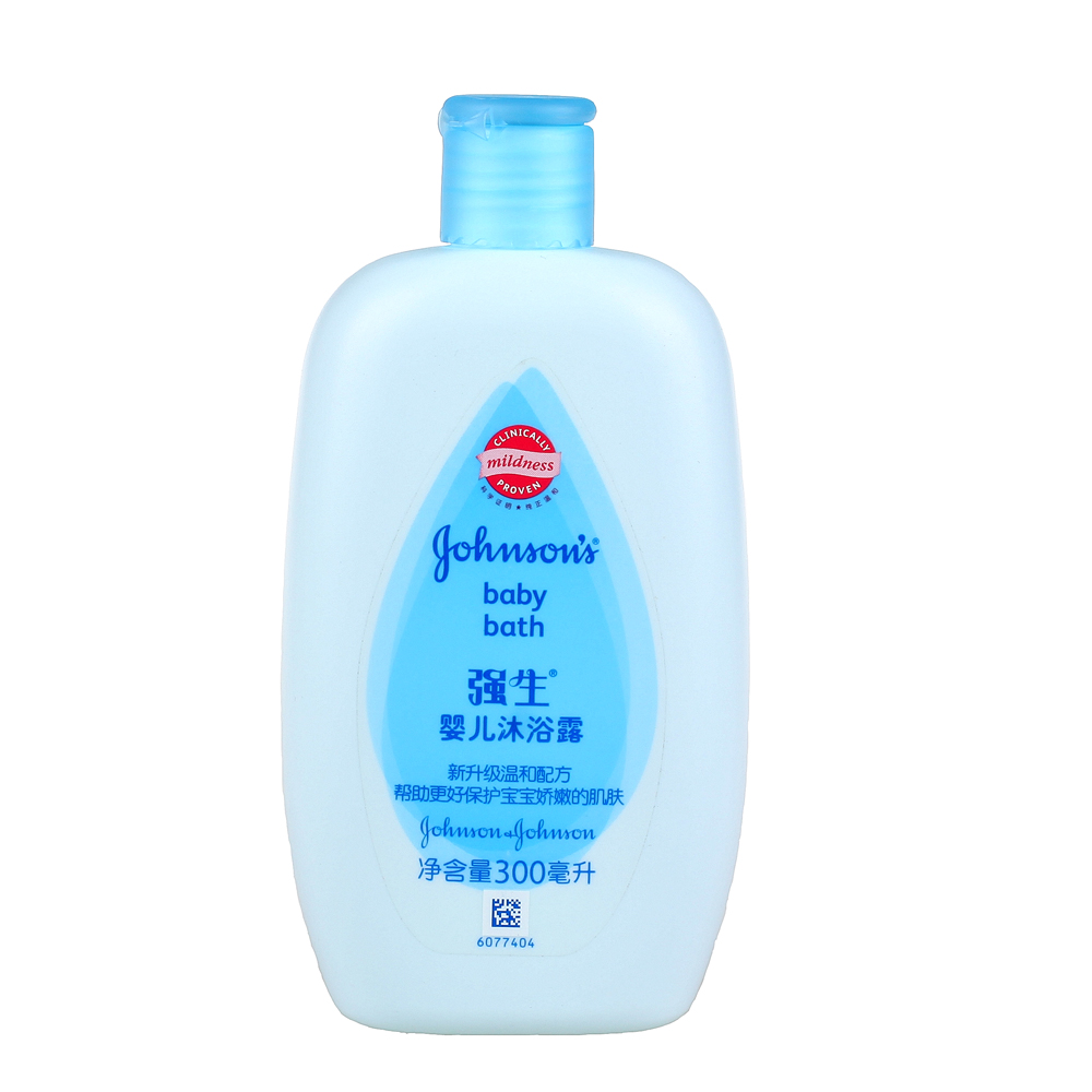 强生婴儿沐浴露300ml 宝宝沐浴乳  绝少刺激无皂质可盆浴