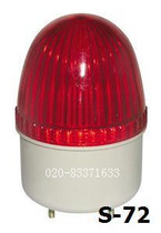 High quality flash warning light S-72E-K Red Yellow 24V 220V with buzzer warning light