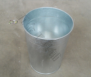 IMPA174150 Galvanized iron trash can(primary color)