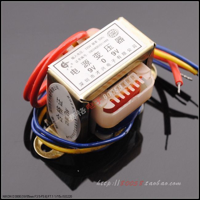 2W 2W Double 9V (E Bull E Type Transformers 220V to 9V Output Transformers) The Eyes has been certified by CQC
