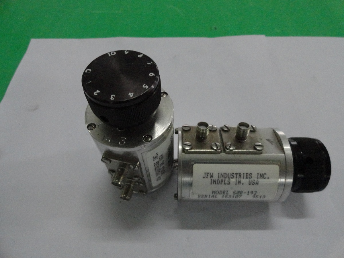 Hand-in-step attenuator JFW 50R-193 DC-2GHz DC-2GHz 1DB 1DB stepping SMA