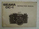 SEAMA DC - 1 SLR camera use instruction book collection