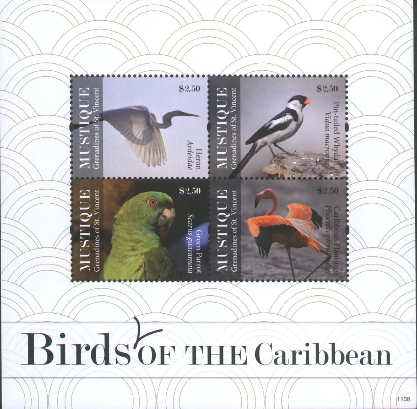 Grenada St. Vincent 2011 Animals Birds Little All-in-one