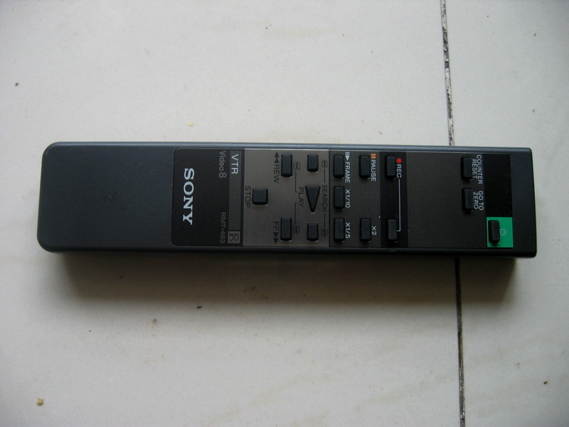 SONY RMT-463 original remote control use is not used normally