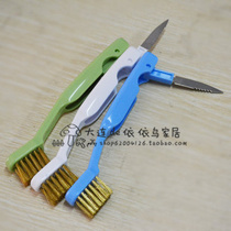 Japan Powerful kitchen tool strong removal stainless steel brush brush - shaft kitchen cleaning brush brush