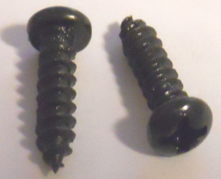 M3*12MM black round head self-tapping screw