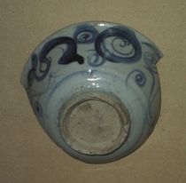 Yuan Dynasty blue and white porcelain pieces-porcelain collection