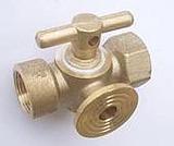 Pressure - gauge valve copper - copper valve and pressure gauge with three - way plug valve DN15 thickness type