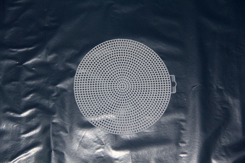 Solid embroidery material wholesale solid embroidery special embroidered plate mesh sheet wholesale has been cut 6 large round