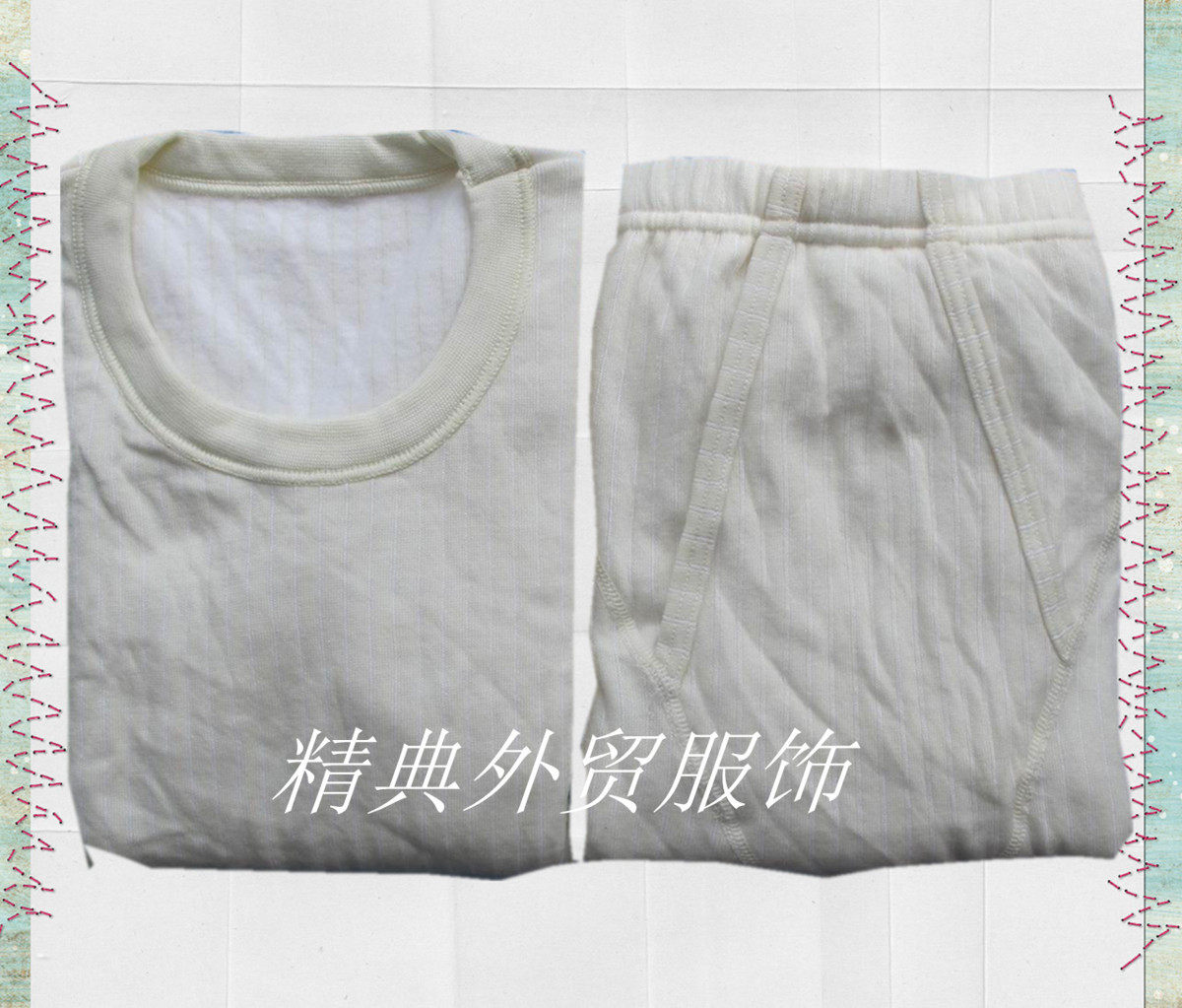 Foreign trade clothing British single original single men's wool warm long and short sleeves leggings