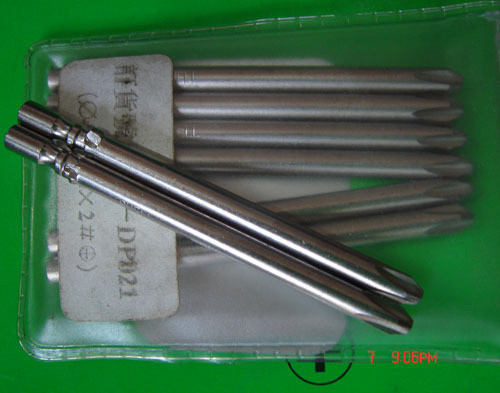 Taiwan electric screwdriver nozzle Φ4*80*PH2 electric screwdriver nozzle electric screwdriver head electric batch head