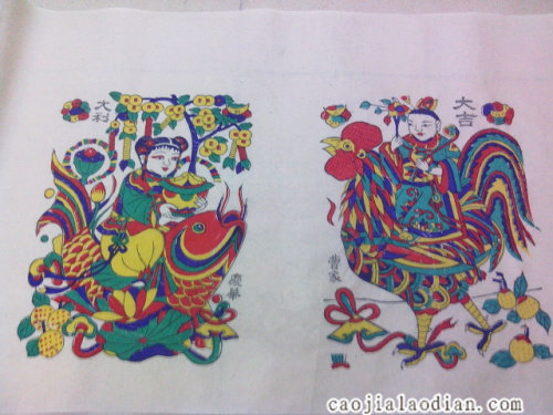 Non-legacy) Zhu Xiangtown wooden carpentry painting) No fear of water annually) Great Georgia 26 9 yuan for one piece)