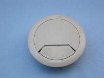 Computer desk accessories cover plate table top hole cover threading box (white round) 53mm decorative cover hole hole lid