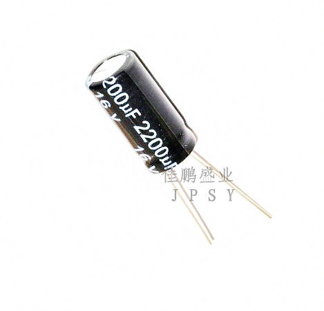 Original j imported electrolytic capacitor 16V2200UF volume 10*20