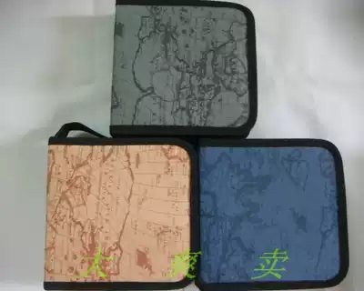 Xiongye thickened inner page map pattern CD bag large capacity car household DJ disc bag 40 plain simple color