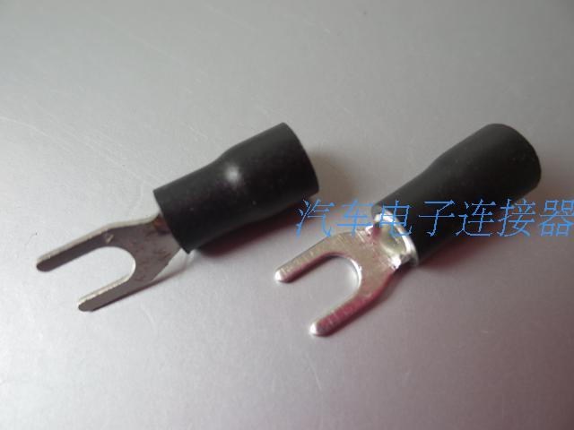 4 2 ground sheet U type terminal fork type terminal connector connector cold press terminal car plug terminals