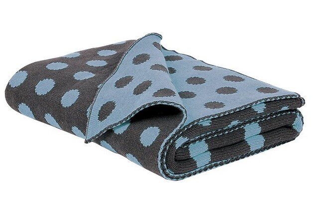 (US) Suri's favorite Elegant Baby French knitted cotton printed throw blanket