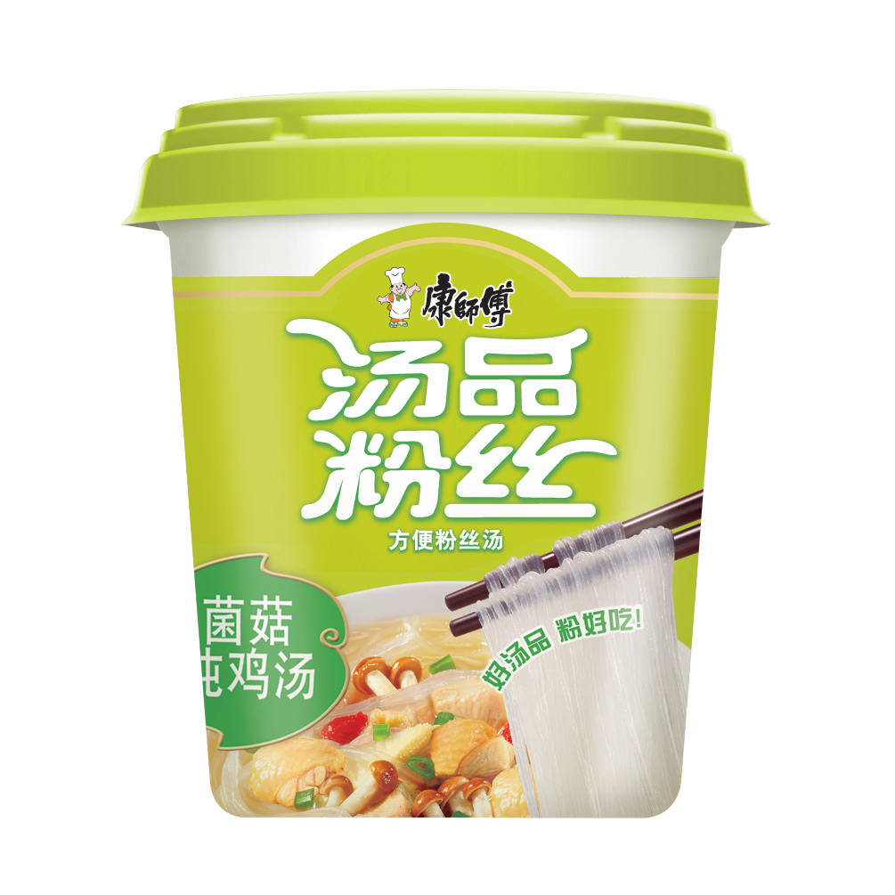 【天猫超市】康师傅  汤品粉丝菌菇炖鸡汤40g桶 方便粉丝