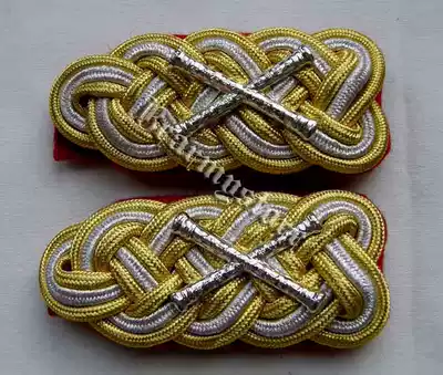 Original style German Wehrmacht Marshal Wire braided Epaulette Scepter Indian Wire braided Marshal Epaulette