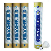4 barrels from YY-CLUB blue Y Y 6 badminton humpback resistant to play flight