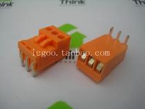 HT396-2P3P4P5P6P7P8P9P10P Wiring Terminal 3 96mm Plug In Straight Bend Orange