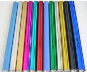 Imported Bronzed Paper Electromized Aluminum Quality Cloth Bronzed Paper High Temperature Resistant Water Resistant Color Bronzed Bronzed Paper 1 Roll