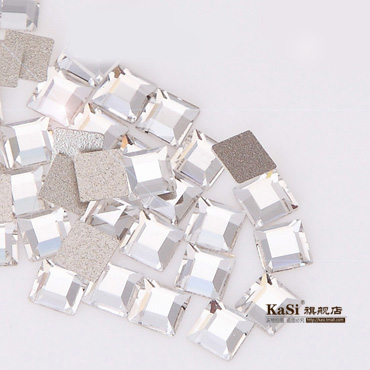 四方形水钻美甲店常用钻指甲手机钻规格:4mm*4mm10颗装