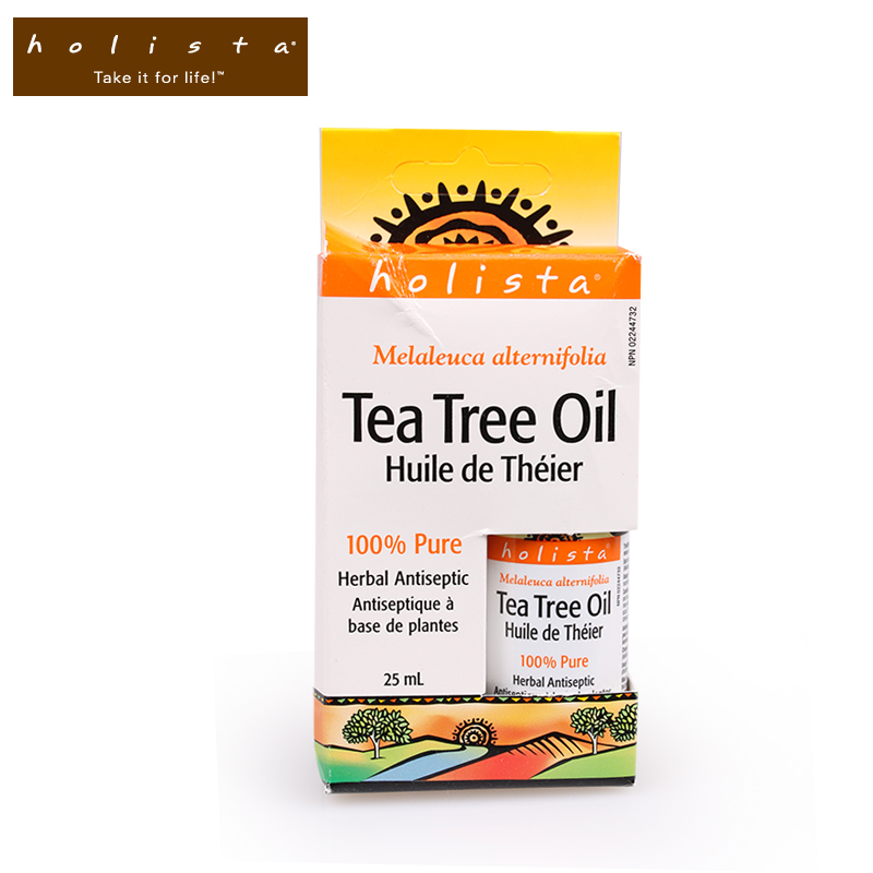 【直邮】加拿大HolistaTea Tree Oil 活力斯特天然茶树精油25ml