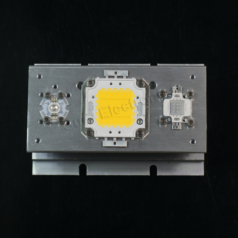 10 20W LED lamp radiating fin radiator aluminium extrusion material anode oxidation 35 holes High power with screws