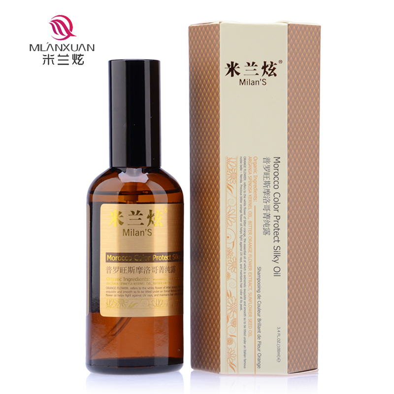 正品米兰炫摩洛哥免洗护发精油干枯毛躁染烫发直发卷发专用精华