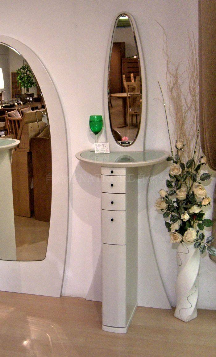 Export furniture Simple modern white Black and red Dressing table Side cabinet