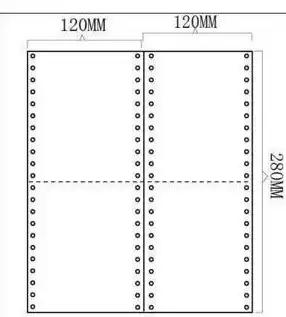 Purple land photocopy paper 241-2 layer color bisect double spell (120 X140mm) rush 3 Crown promotion