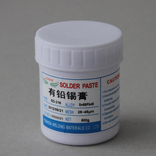 Sn55Pb45 tin paste soldering paste with lead tin paste with lead soldering SMT solder paste LED tin cream 500g