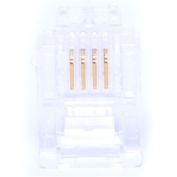 Shanze SJ-3650 6P4C High quality RJ11 phone crystal head 50 bags